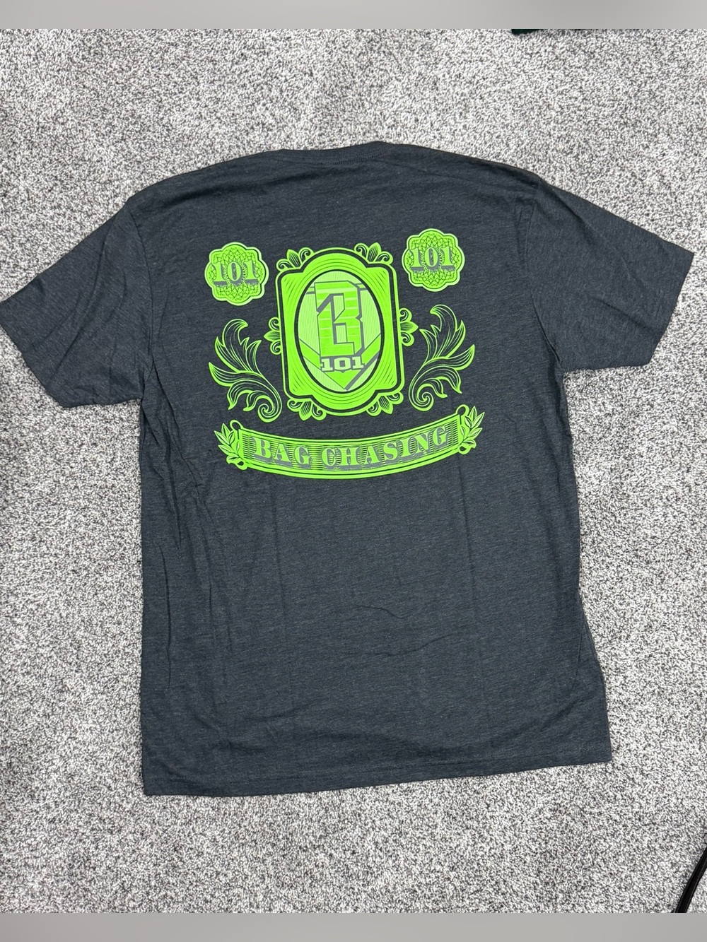 Baseball Lifestyle 101 Bag Chasing T-shirt, Size Mens Large